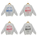 All Team Hockey Crewneck Sweatshirt - Vintage Sportswear Gift for Men & Women T-Shirts, Hoodie | GrindPrints.com