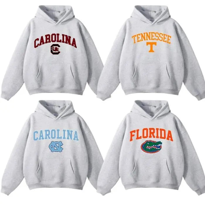 All Teams NCAA Collection Unisex Crewneck Sport Grey Hoodie, All Teams Collection Hoodie, Gift For NCAA Fans, Cotton...