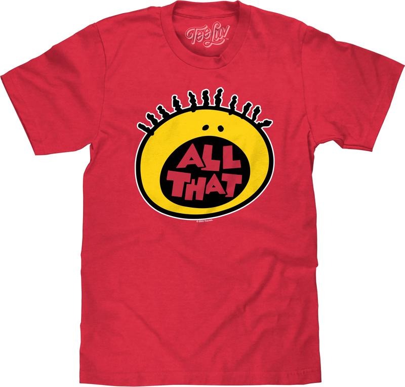 All That 90s TV Show T-Shirt - Red Heather Hoodie, Sweatshirt | GrindPrints.com