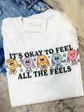 All The Feels Graphic Tee Hoodie, Sweatshirt | GrindPrints.com