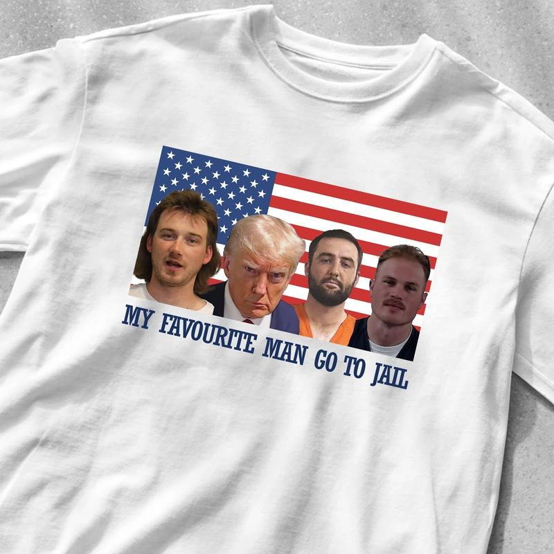 All my favorite men go to jail Shirt, Trumpp Morgann Scottie Zach Shirt Hoodie, Sweatshirt | GrindPrints.com