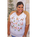 All the Reindeer Graphic V-Neck T-Shirts, Hoodie, Sweatshirt | GrindPrints.com