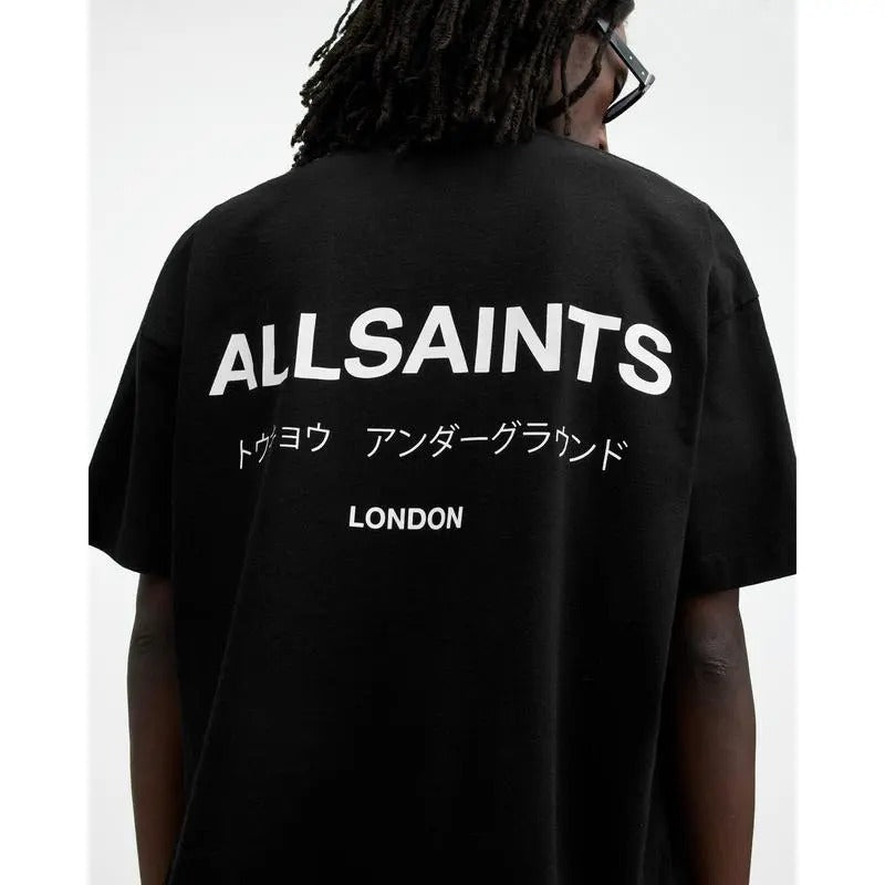 Allsaints Underground Crew Neck T-shirt Sweatshirt Hoodie Cotton Top Womenswear Shirt Unisex Streetwear | GrindPrints.com