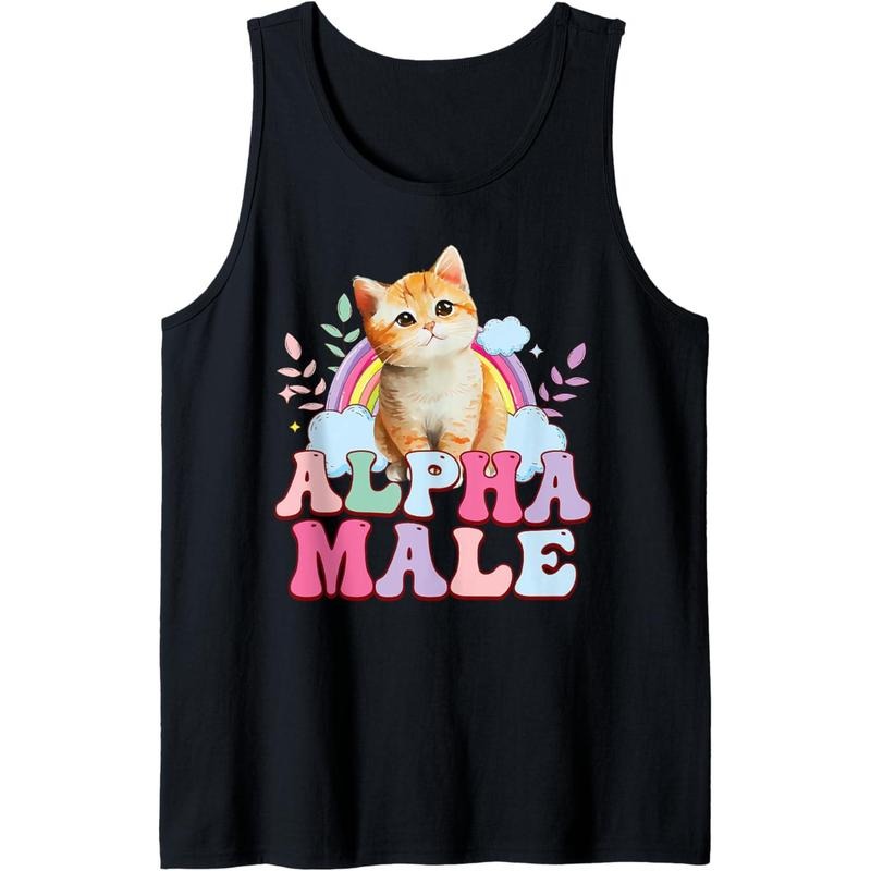 Alpha-Male Cat Kitten Funny For Men Women Tank Top T-Shirts, Hoodie, Sweatshirt | GrindPrints.com
