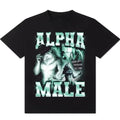 Alpha Male Ironic Shirt With Wolf Graphic, Ironic Alpha Male Unicorn Rainbow, Funny T-Shirt Hoodie, Sweatshirt