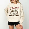 Am I The Drama, T-Shirt Sweatshirt Hoodie, Cute Trendy Funny Vintage Retro Mental Health Quirky Cowboy Frog Shirt, Meme...