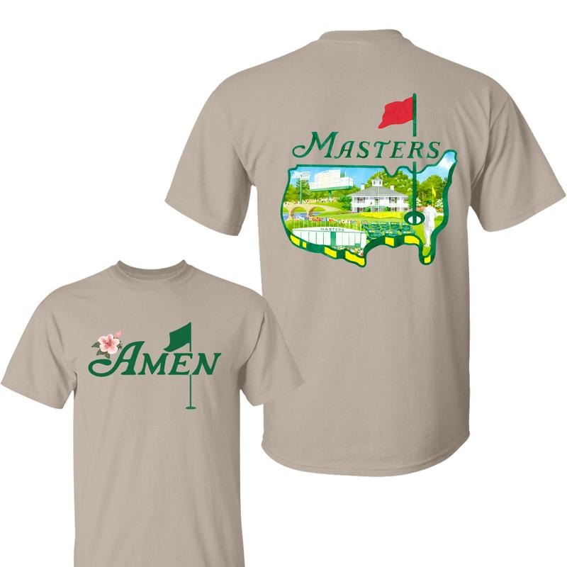 Amen Golf Master Shirt, 2025 Tournament T-Shirt,  Masters Golf Tee, Graphic Tee Gifts for Men, For Women Hoodie, Sweatshirt