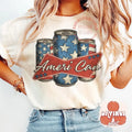 Ameri Can, 4th Of July, America, Independence Day, Patriotic, USA flag, Sublimation, shirt Hoodie, Sweatshirt