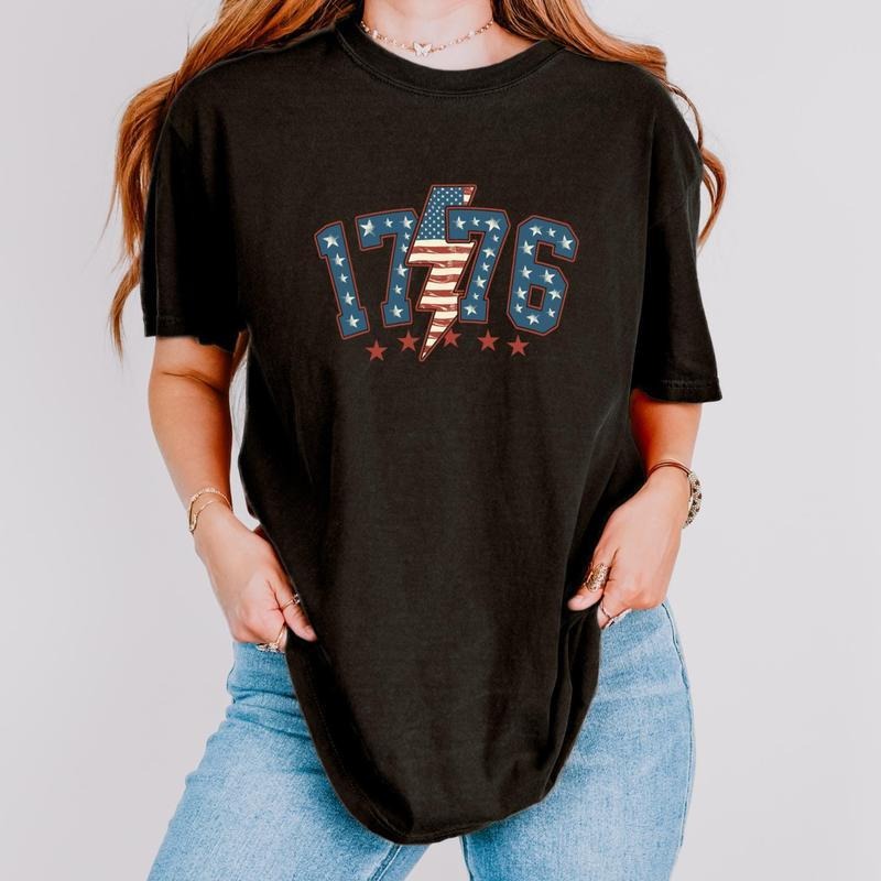 America 1776 4th of July Shirt, USA  America 4th Of July Tee, Freedom Shirt, American Flag Patriotic Tee, Gift for Men...