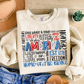 America Shirt, 4th of July Shirt, Digital Download, Bright Doodle, Dalmatian Dots, Independence Day Tee, Mom Shirt...
