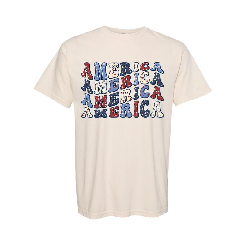 America Stars USA Colorful Graphic T-Shirt Hoodie, Sweatshirt | GrindPrints.com