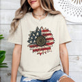 America Sunflower USA Flag Flower Shirt 4th July Flag Freedom Independence Shirt American T-Shirts, Hoodie, Sweatshirt