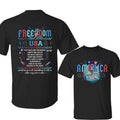 America Tour 2sided tshirt, 4th of July Shirt, 1776 Independence Day Shirt, Freedom Tour, Memorial Day gifts, Retro...