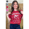 American Cowgirl Mineral Washed Graphic T-Shirt Hoodie, Sweatshirt | GrindPrints.com