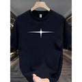 American Fashion Brand Short Sleeve T-shirt Men's Summer 2025 Pu Shuai Design Sense High Street Loose Crew Neck Top...