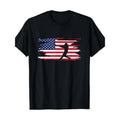American Flag Baseball Apparel - Baseball T-Shirt-100% Cotton -220g made in usa Hoodie, Sweatshirt | GrindPrints.com