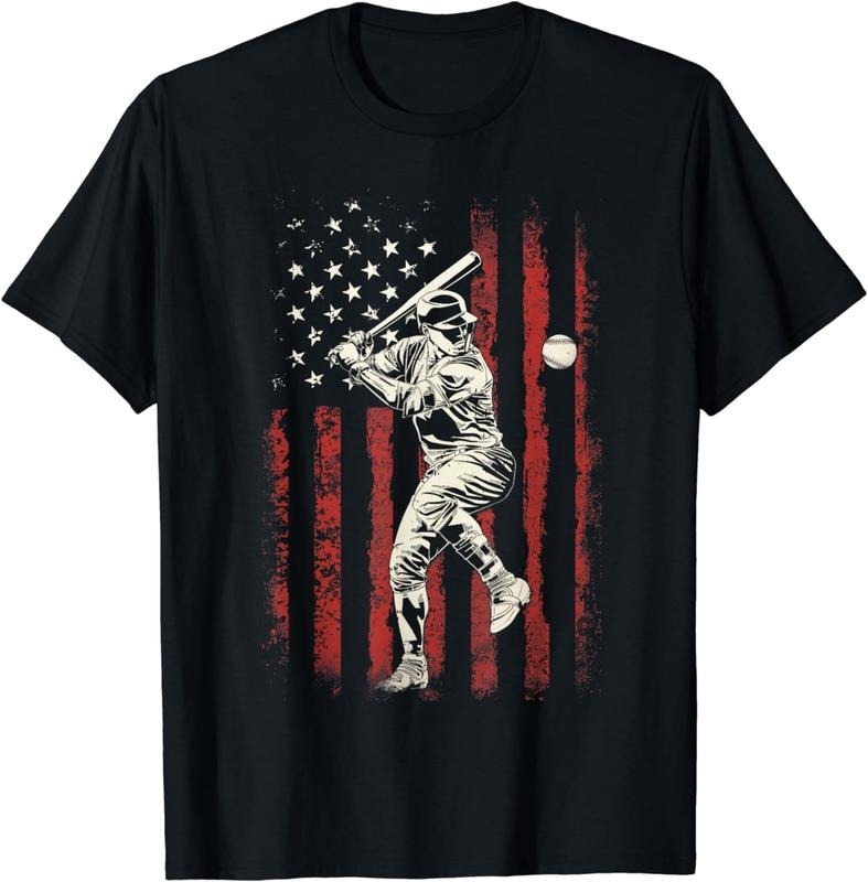 American Flag Baseball Team Menswear Menswear T-Shirts, Hoodie, Sweatshirt