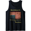 American Flag Distress Upside Down Thomas Jefferson Patriot Tank Top made in USA T-Shirts, Hoodie, Sweatshirt