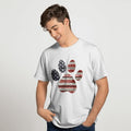 American Flag Paw Print Shirt, Merica Shirt, USA Shirt, 4th Of July Shirt, Dog Lover Shirt, Patriotic Dog Mom Shirt,...