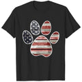 American Flag Paw Print Shirt, Merica Shirt, USA Shirt, 4th Of July Shirt, Dog Lover Shirt, Patriotic Dog Mom Shirt,...