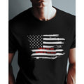 American Flag Unisex Tee Shirt, Land of the Free, Because of the Brave, patriot shirt, USA, United States Flag, Proud...