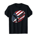 American Football American Flag 220g100% Cotton T-Shirt made in usa Hoodie, Sweatshirt | GrindPrints.com