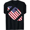 American Football American Flag Retro Patriotic T-shirt 220g made in usa Hoodie, Sweatshirt | GrindPrints.com