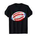 American Football American Flag T-Shirt, Men's T-Shirt made in usa Hoodie, Sweatshirt | GrindPrints.com