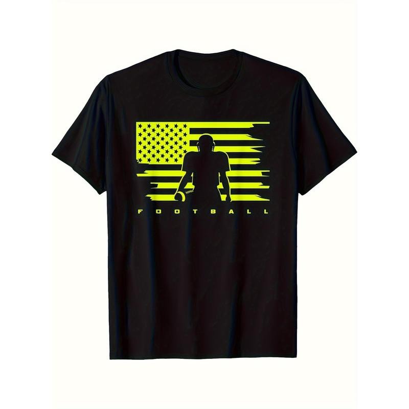 American Football Apparel - Football T-Shirt, Men's T-Shirt made in usa Hoodie, Sweatshirt | GrindPrints.com