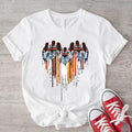 American Native T-Shirt, MMIW Awareness Shirt, National Day Of Awareness For Missing, Heart Dripping Shape With Tribe...