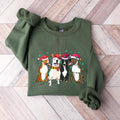American Pit Bull Terrier Christmas Sweatshirt, Christmas Dog T-Shirt, Pitbull Tees, Dog Lover Shirt, Holiday Shirt, Dog...