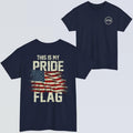 American Pride Flag T-Shirt, Bold 'This is My Pride Flag' Design! True Patriot, Military Supporters, Gift for Veterans,...