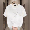 American Pu Shuai Heavy Cotton Short-Sleeved T-shirt Young Men's Summer Fashion Brand Street Loose Crew Neck Top Hoodie,...