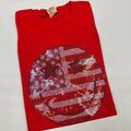 American SPANGLED Happy Face Comfort Colors T-Shirt Hoodie, Sweatshirt | GrindPrints.com