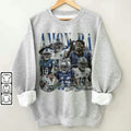 Amon-Ra St. Brown Shirt, Football American Graphic Vintage, Football 90s Bootleg Gift Fan Unisex Sweatshirt Hoodie
