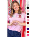 Amore Sequin Valentine Graphic T-Shirt Hoodie, Sweatshirt | GrindPrints.com