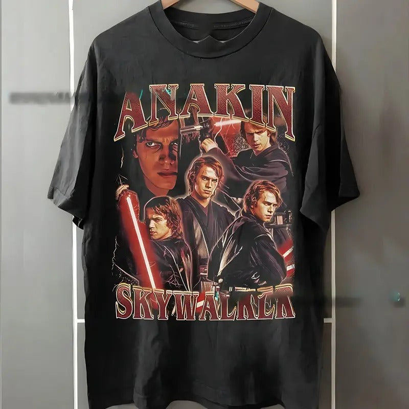 Anakin Skywalker T-Shirt Collection Vintage 90s Hoodie, Sweatshirt | GrindPrints.com
