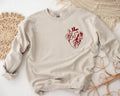 Anatomical Floral Heart Sweatshirt, Cardiac Nurse, Er Nurse Sshirt, Gift For Cardiologist, Mental Health, Healthcare...