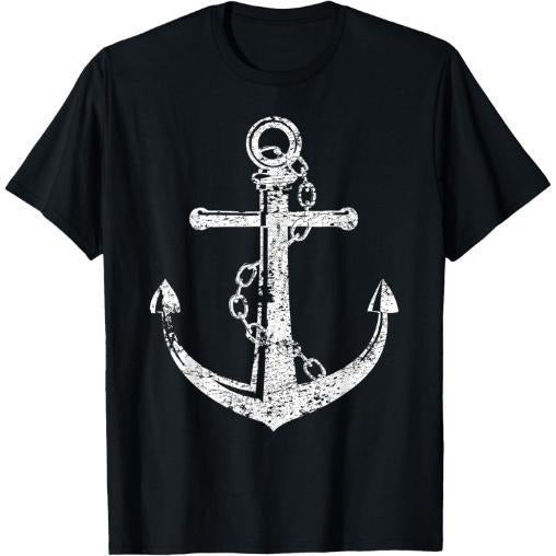 Anchor gifts vacation wear coastal beach sea marine sailor T-Shirt Made in USA Hoodie, Sweatshirt | GrindPrints.com