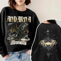 Andarna Iron Flame Sweatshirt, Fourth Wing Merch, Basgiath War College Sweatshirt, Romantasy Gifts, Bookstagram Apparel,...