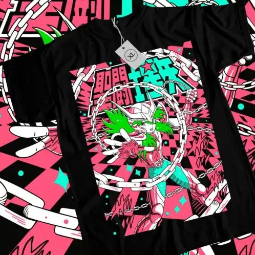 Andromeda Shun T-Shirt saint Seiya,Ikki,Sienna,Nero,Cosmo,Anime Shirt All Size Hoodie, Sweatshirt | GrindPrints.com