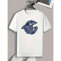 Animal Muscle Print, Men's Graphic T-shirt, Casual Comfy Tees For Summer, Men's Clothing Made in USA Hoodie, Sweatshirt