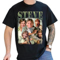 Animal Steve T-Shirt, Crocodile Hunter Shirt, Gift For Fans Top Comfort Streetwear Menswear Shortsleeve Hoodie, Sweatshirt