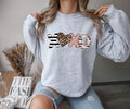 Animal striped XOXO Crewneck Sweatshirt T-Shirts, Hoodie | GrindPrints.com