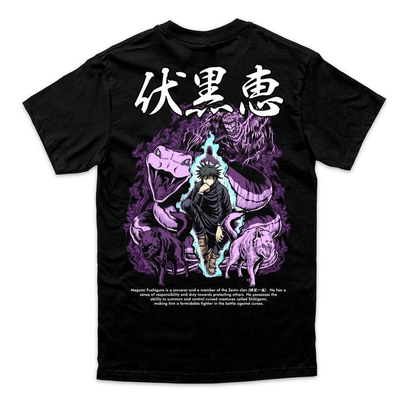 Anime Anime Shirt Megumi Manga Shirt Anime Lover Anime Lover Shirt Anime Fan Jujutsu Otaku Cool Anime Shirt T-Shirts, Hoodie, Sweatshirt