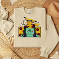 Anime Embroidered Sweatshirt, Anime Embroidered shirt, Manga Shirt, Gift For Fan Hoodie | GrindPrints.com