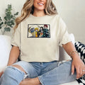 Anime Embroidered Sweatshirt, DS Anime Characters Embroidery Crewneck Tshirt Hoodie, Anime Shirt Gift For Otaku