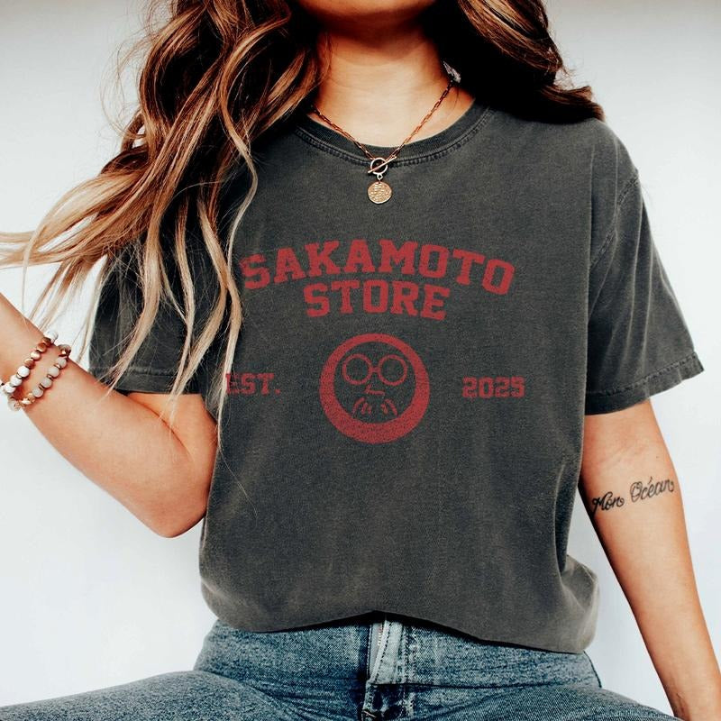 Anime Sakamoto Days Shirt, Sakamoto Store Team Est.2025 Unisex T-Shirt, Sweatshirt, Hoodie | GrindPrints.com