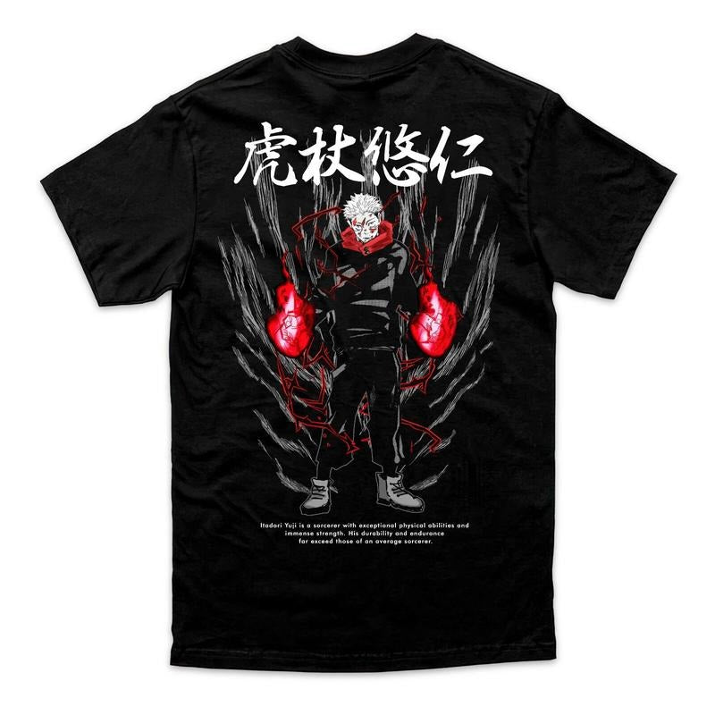 Anime shirt, Itadori, Oversize, Manga shirt, Anime lover, Gift for anime lover, Gift shirt, Jujutsu, Otaku, Cool anime...