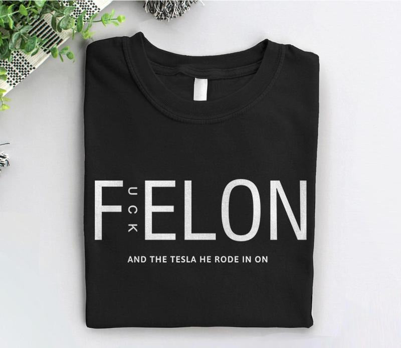 Anti Elon Musk Shirt, F Elon t-shirt, Trump t shirt, resist t-shirt, liberal political graphic tee, democrat protest...
